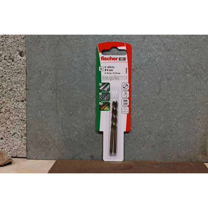 Set de rulouri Fischer 530498 Metal 2 Unități