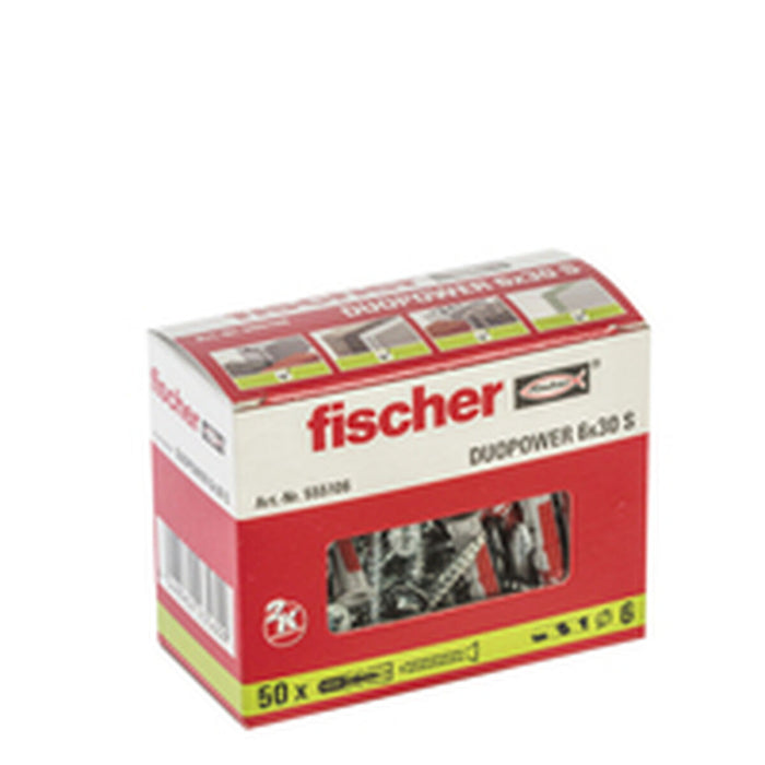 Dibluri și șuruburi Fischer duopower 50 Dibluri și șuruburi (4,5 x 40 mm)