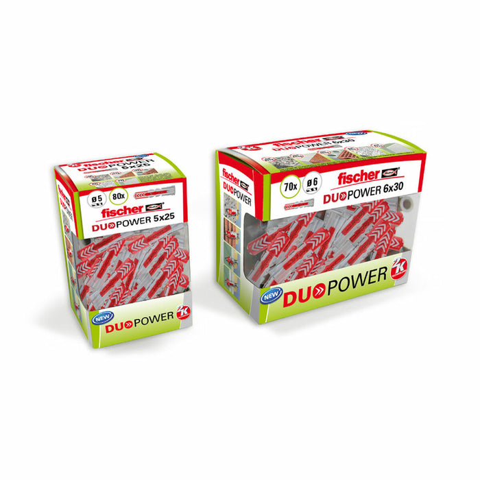 Crampoane Fischer duopower 6 x 30 mm 70 Unități