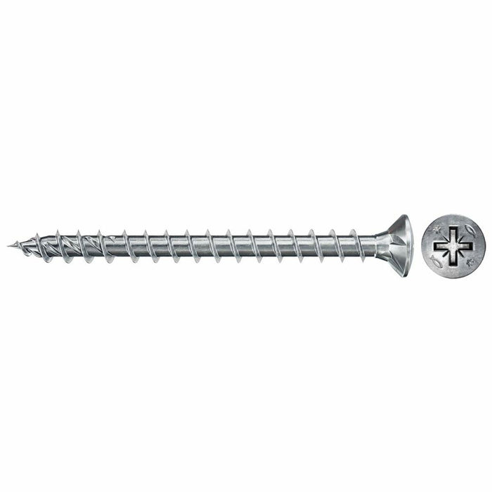 Set de șuruburi Fischer 200 Unități 4 x 40 mm Placat cu zinc
