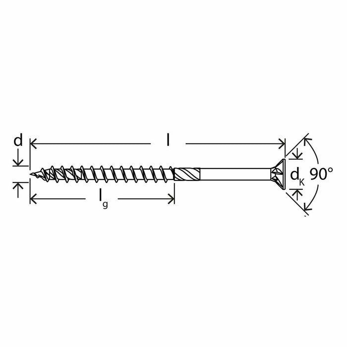 Cutie cu șuruburi Fischer FPF II Placat cu zinc (200 Unități)