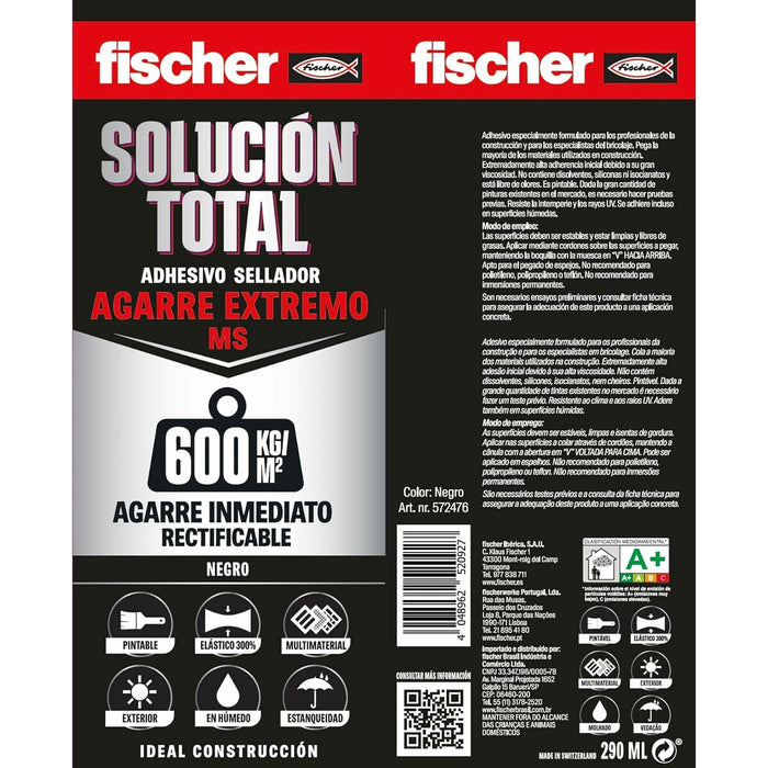 Sealer / adeziv Fischer Solución Total 572475 Alb 290 ml Extra puternic