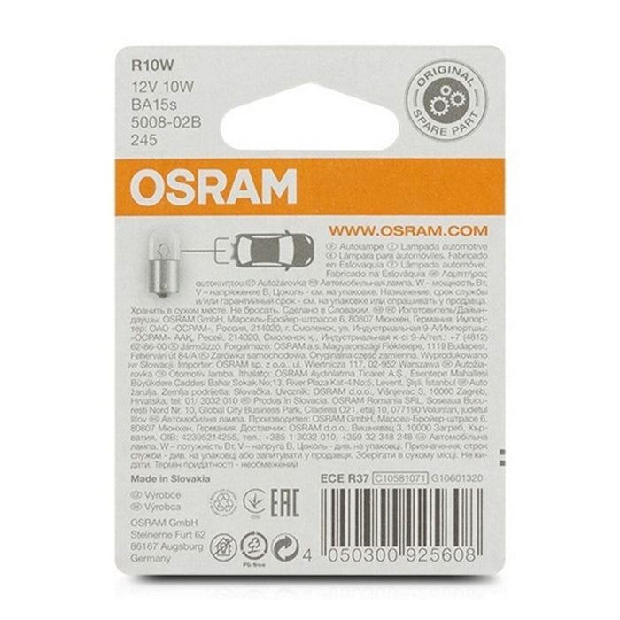 Bec auto OS5008-02B Osram OS5008-02B R10W 10W 12V (2 Piese)