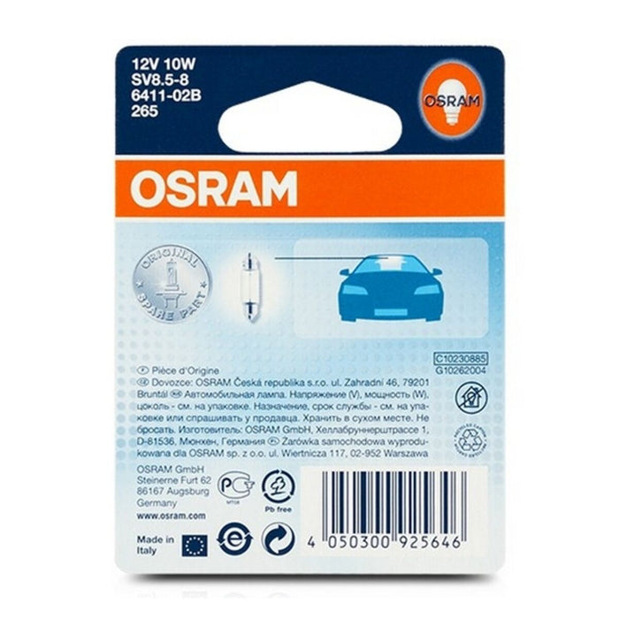 Bec auto OS6411-02B Osram OS6411-02B C10W 12V 10W
