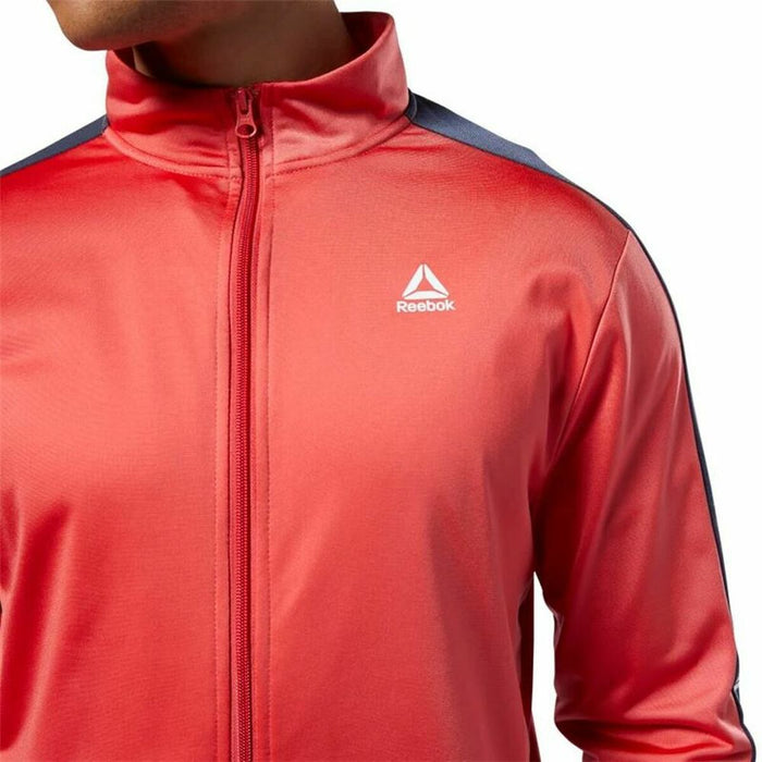 Jachetă Sport de Bărbați Reebok Essentials Linear Roșu