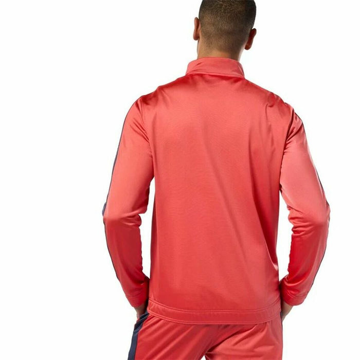 Jachetă Sport de Bărbați Reebok Essentials Linear Roșu