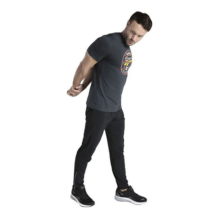 Tricou cu Mânecă Scurtă Bărbați Reebok  Classic Trail Negru