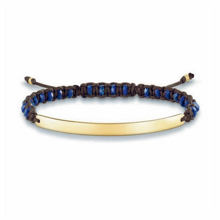 Brățară Damă Thomas Sabo LBA0056-892-32-L19v Albastru Auriu* Argintiu (16 - 19 cm)