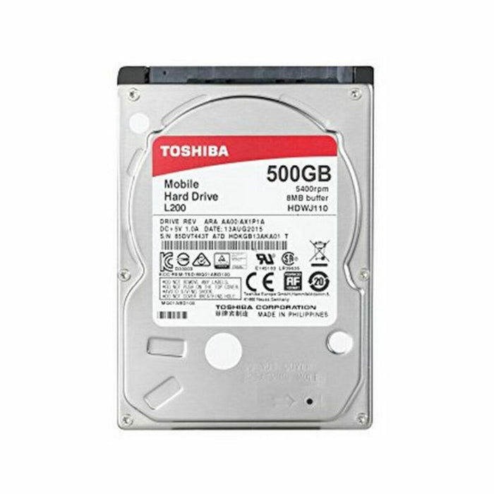 Hard Disk Toshiba HDKEB03ZKA01T 2,5" 500 GB SSD