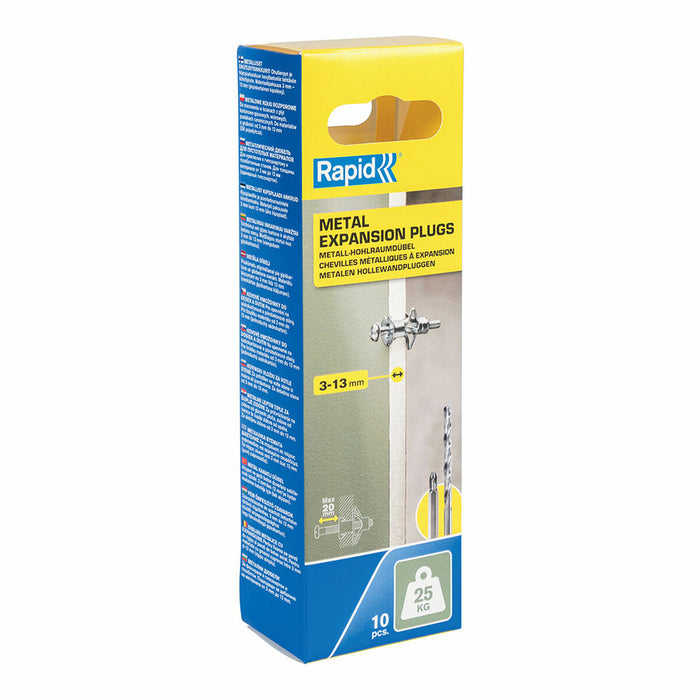 Dibluri și șuruburi Rapid 5001546 M4 x 40 mm Ø 8 x 32 mm Metal Expansiune 10 Unități