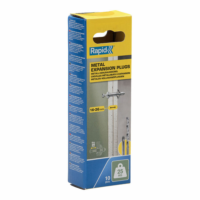 Dibluri și șuruburi Rapid 5001547 Ø 8 x 46 mm M4 x 55 mm Metal Expansiune 10 Unități
