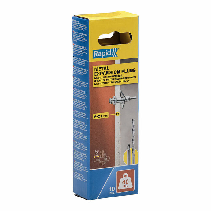 Dibluri și șuruburi Rapid 5001550 Ø 11 x 52 mm M5 x 63 mm Metal Expansiune 10 Unități