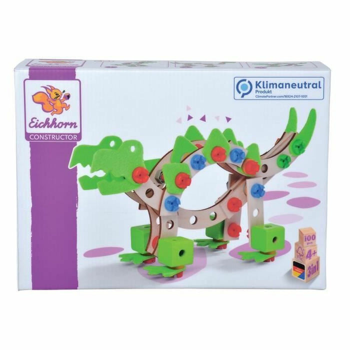 Set de Construcție Eichhorn Multicolor 100 Piese