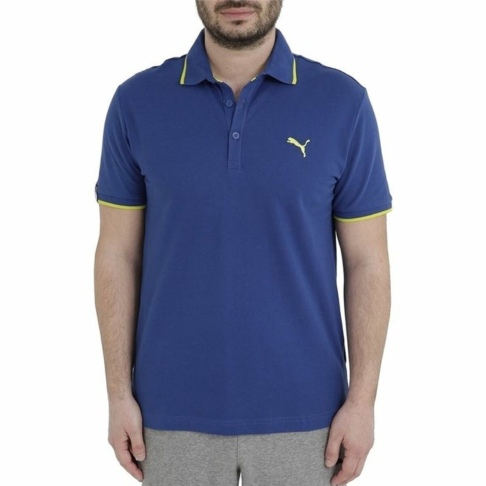Tricou Polo cu Mânecă Scurtă Bărbați Puma Monaco Albastru închis