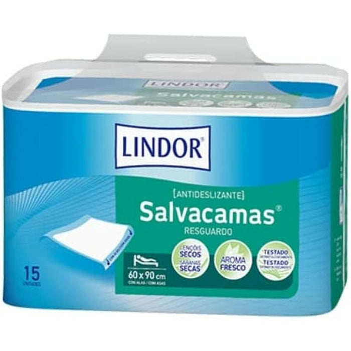 Protector pentru Incontinență Lindor Salvacamas 65 x 180 cm 15 Unități