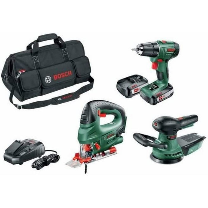 Set burghiu și accesorii BOSCH PSR 1800 LI 18 V