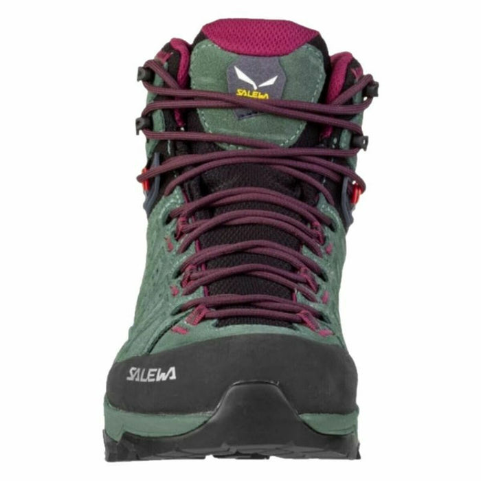 Pantofi sport pentru femei Salewa Trainer 2 Mid Gore Tex Verde