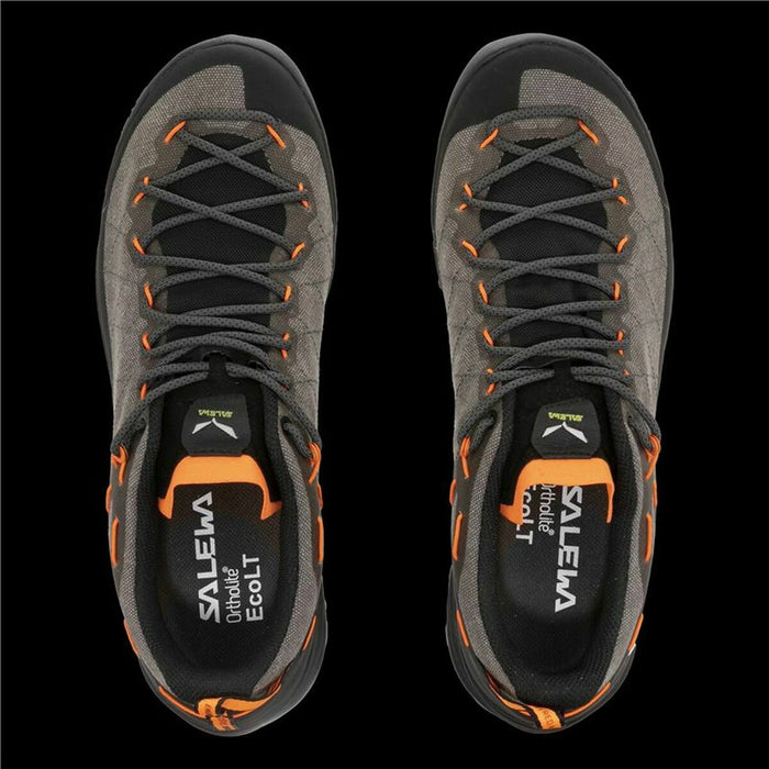 Adidași Salewa Wildfire Canvas Bungee Munte Negru