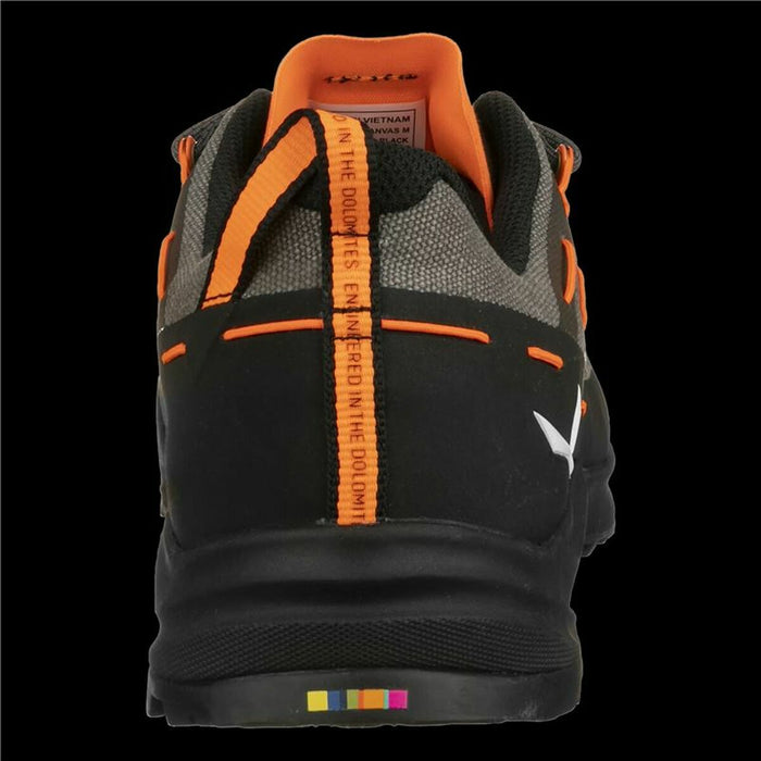 Adidași Salewa Wildfire Canvas Bungee Munte Negru