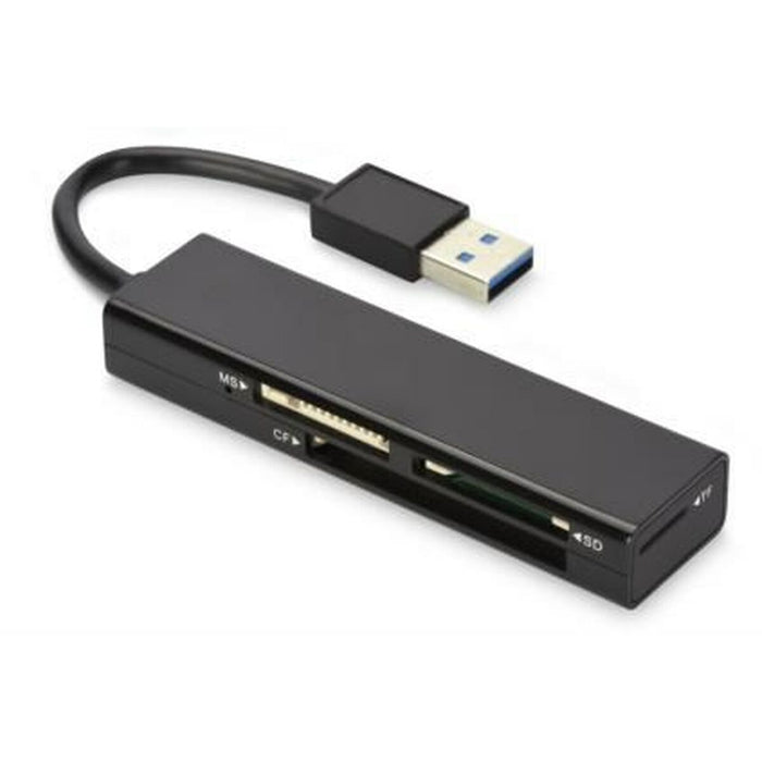Cititor Extern de Carduri Ednet USB 3.0 MCR Negru