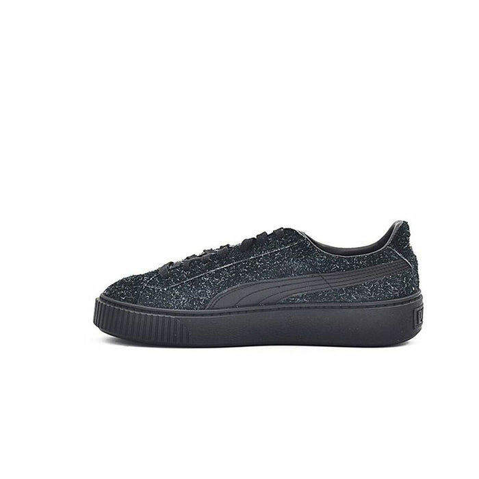 Pantofi sport pentru femei Puma Suede Platform Eletal Negru