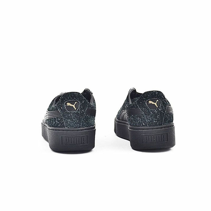 Pantofi sport pentru femei Puma Suede Platform Eletal Negru