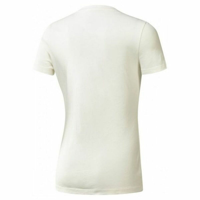Tricou cu Mânecă Scurtă Femei Reebok Training Split Tee Alb