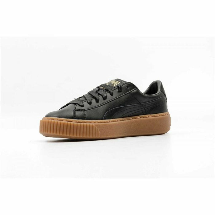 Adidași Casual de Damă Puma Basket Platform Core Negru