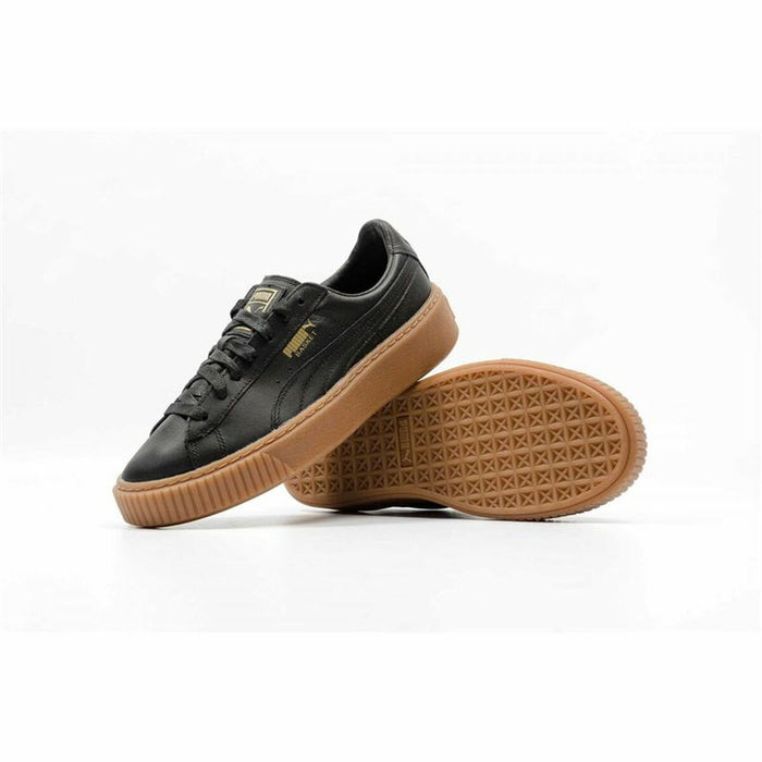 Adidași Casual de Damă Puma Basket Platform Core Negru