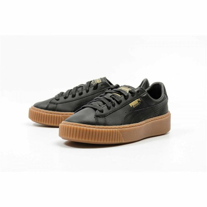 Adidași Casual de Damă Puma Basket Platform Core Negru