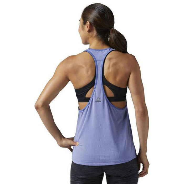 Tricou cu Bretele Damă Reebok Wor Graphic Mesh Tank