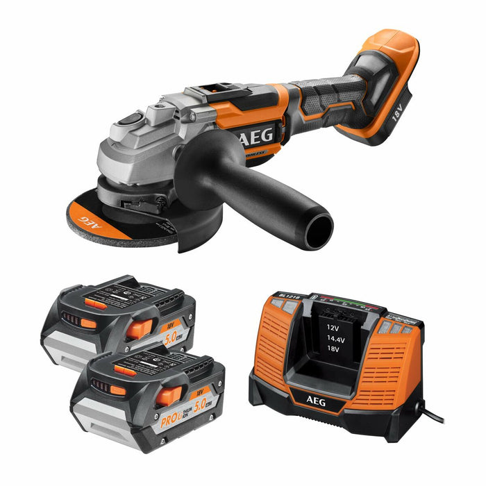 Polizor unghiular AEG Powertools Bews 18-125bl-502c 18 V 125 mm