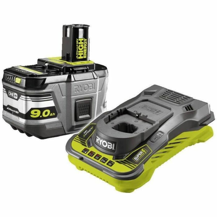 Set de încărcător și baterii reîncărcabile Ryobi Ultra Fast - High Energy 9 Ah 18 V