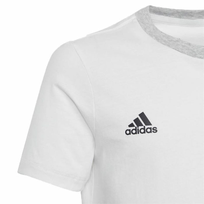 Tricou de Fotbal cu Mânecă Scurtă pentru Copii Adidas  Manchester United Alb