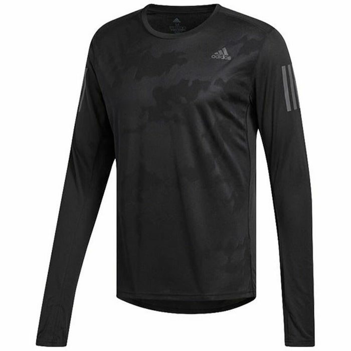 Tricou cu Mânecă Lungă Bărbați Adidas Response Negru
