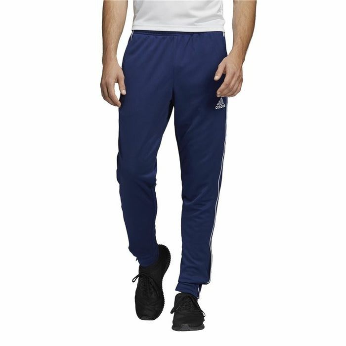 Pantaloni lungi de sport Adidas Core 18 Albastru închis Bărbați (Talla USA)