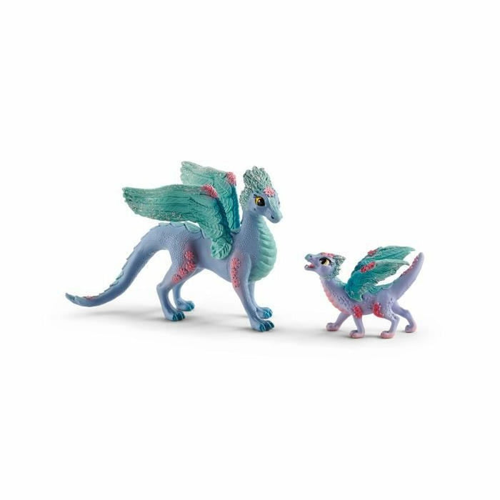 Figurine de Acțiune Schleich Flower dragon with its little one