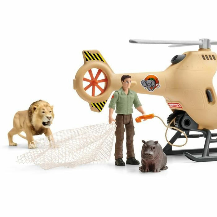 Elicopter Controlat de Radio Schleich Animal Rescue + 3 ani 16 Piese