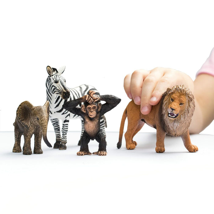 Figurine de animale Schleich 42387 Wild Life: Safari 4 Piese Plastic