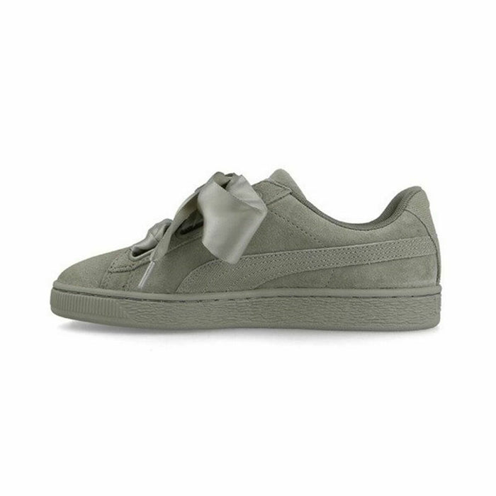 Pantofi sport pentru femei Puma Suede Heart Pebble Gri