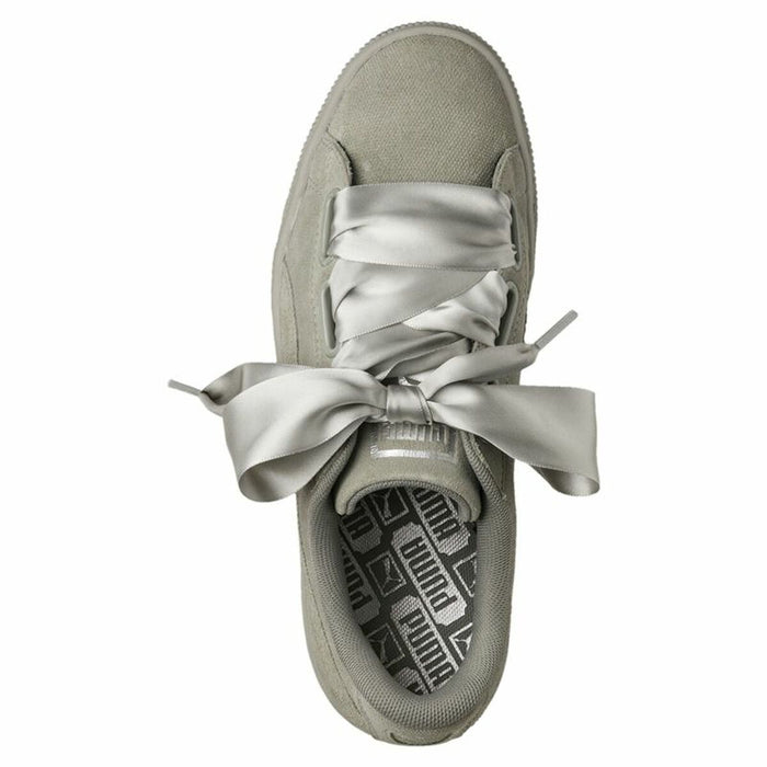 Pantofi sport pentru femei Puma Suede Heart Pebble Gri