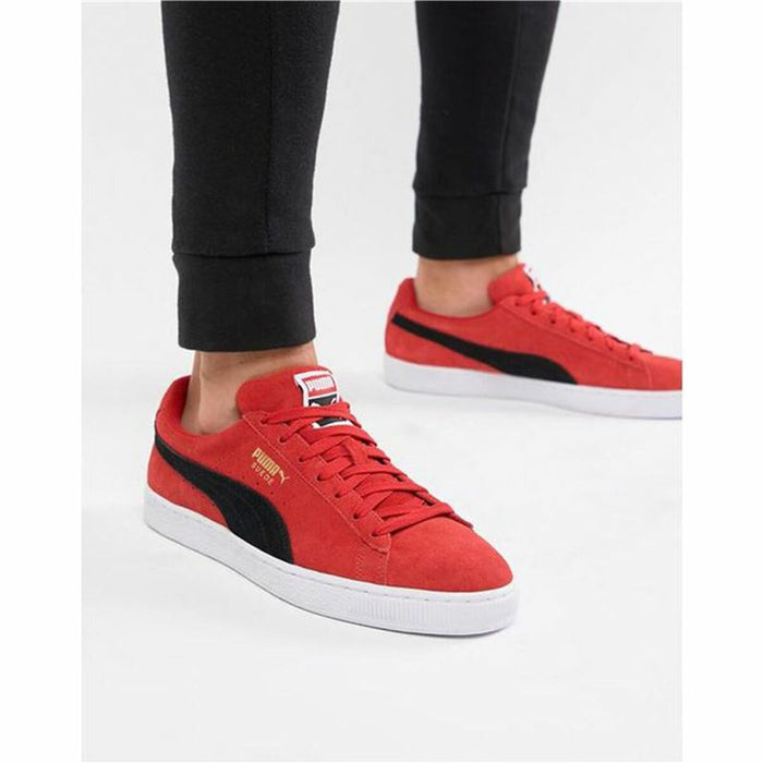 Adidași Casual Bărbați Puma Sportswear Suede Classic Roșu