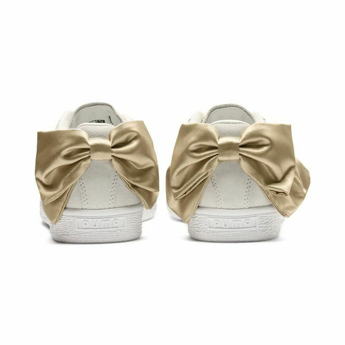 Adidași Casual de Damă Puma Sportswear Suede Bow Varsity Bej