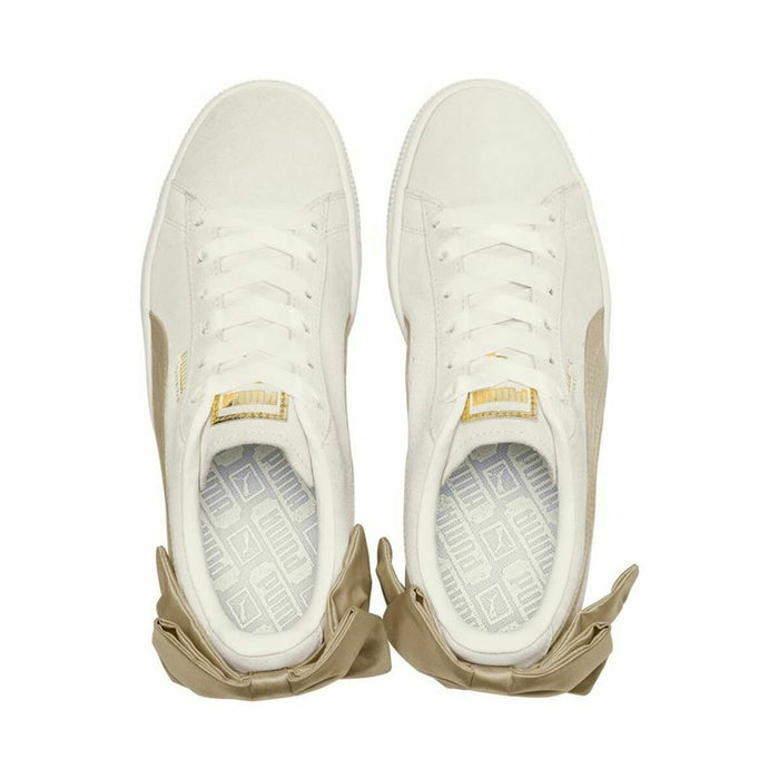 Adidași Casual de Damă Puma Sportswear Suede Bow Varsity Bej