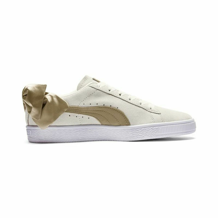 Adidași Casual de Damă Puma Sportswear Suede Bow Varsity Bej