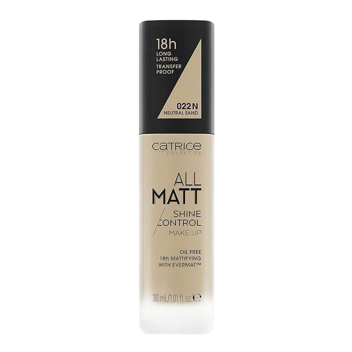 Bază de machiaj cremoasă Catrice All Matt 022N-neutral sand 30 ml