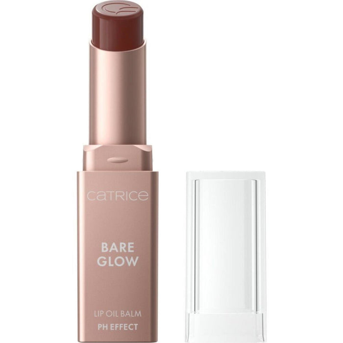 Balsam de buze Catrice Bare Glow, hidratant, efect de strălucire naturală, nuanța 020 Warm Mahogany, 3 g