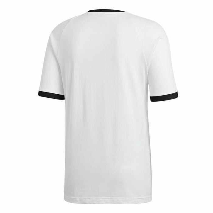 Tricou cu Mânecă Scurtă Bărbați Adidas 3 Stripes Alb
