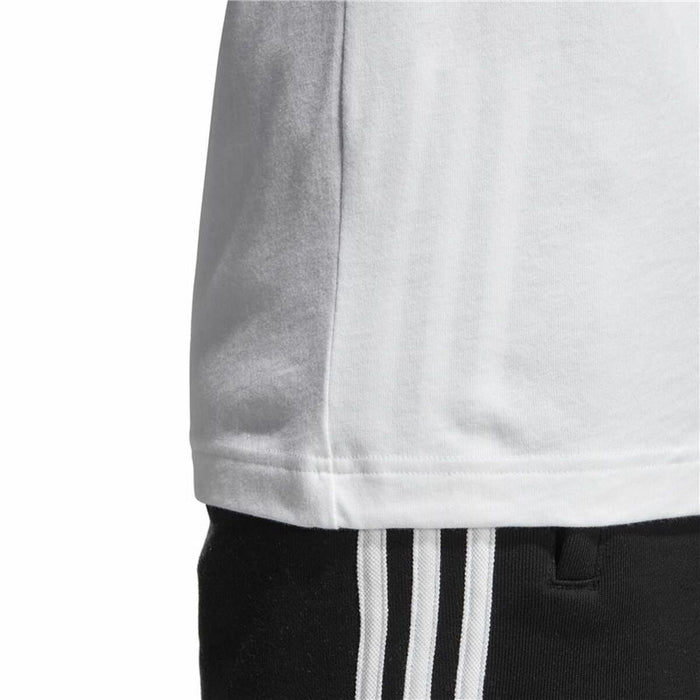 Tricou cu Mânecă Scurtă Bărbați Adidas 3 Stripes Alb