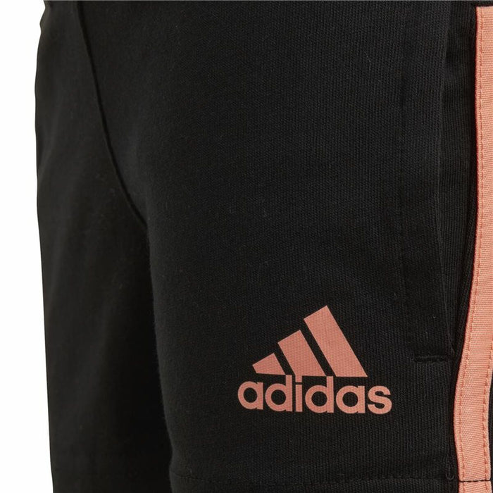 Pantaloni Scurți Sport pentru Copii Adidas Knitted Negru